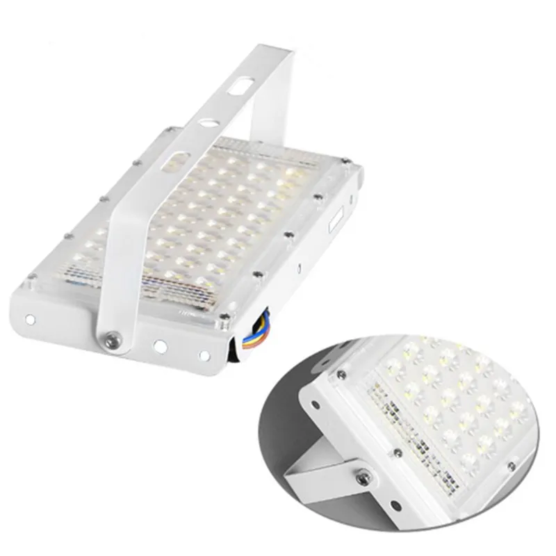 Reflector LED de 50W y 220V para exteriores, Reflector de pared impermeable IP65, iluminación de jardín, foco cuadrado