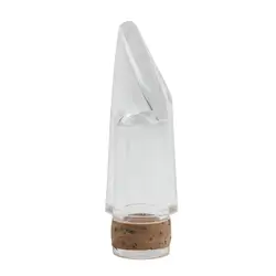 Transparent Bb Clarinet Mouthpiece Clear Acrylic Material with Cork Professional Woodwind Instruments Parts & Accessories