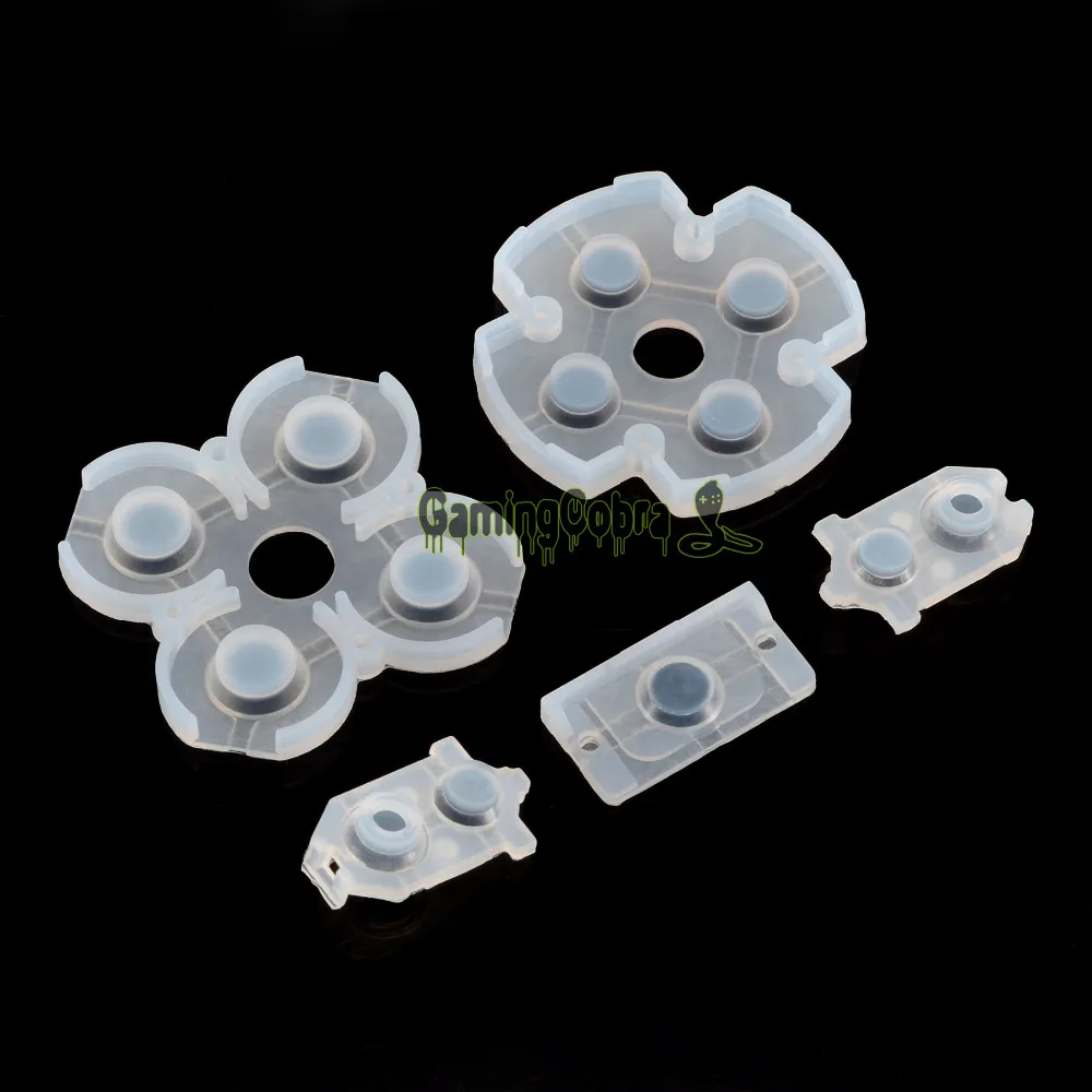 ExtremeRate 교체용 고무 전도성 패드, PS4 컨트롤러 JDM-030