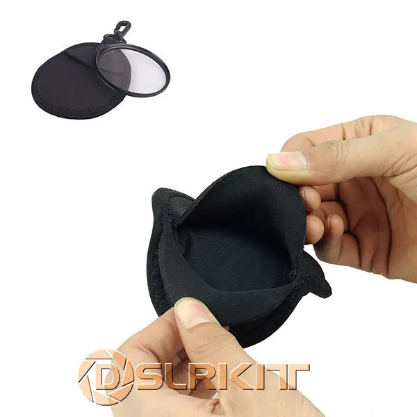 2pcs/lot Camera Lens Filter Bag Case for 40.5 43 46 49 52 55 58 62 67mm cpl mc uv ND Infrared gray Filter