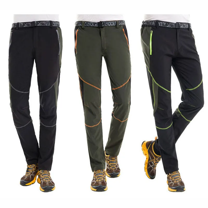 Outdoor Women Summer Spring Hiking Quick-Dry Pants Waterproof Thin Breathable Slim Trousers Climbing Fishing Sports Trousers