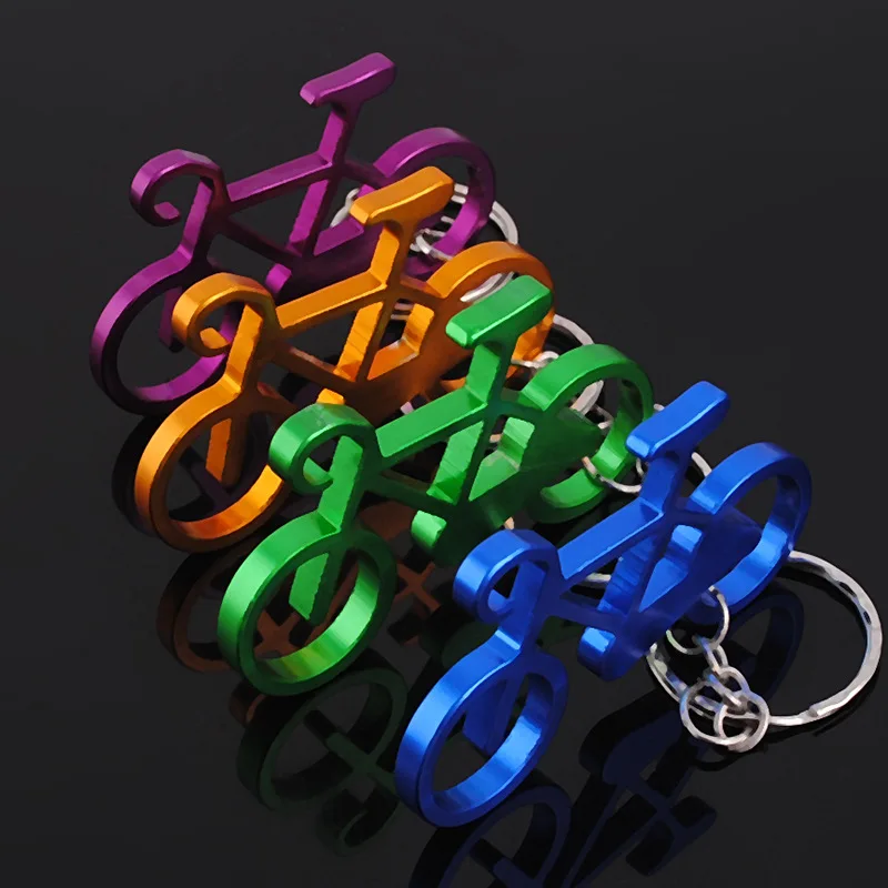 New Metal Keychain Men Women Car Key Chain Fashion Bag Charm Accessories key Ring bicycle New Key Holder K1304