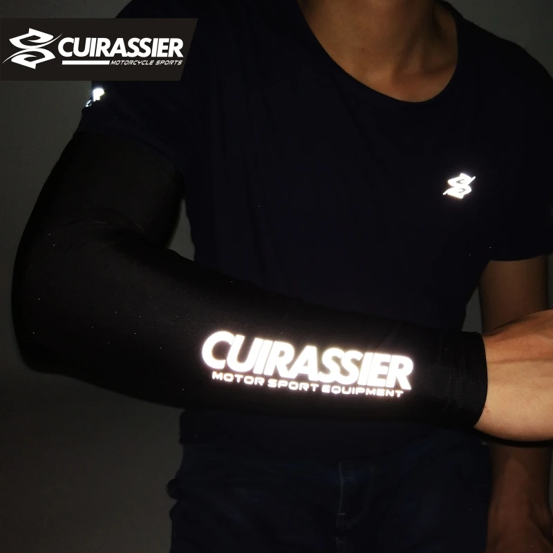 Cuirassier ST01 Cooling Reflective Durable Scratch-Resistant Sun Protection UV 400 Silicon Motorcycle Cooling Cover Arm Sleeve