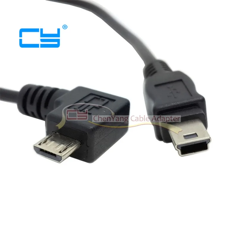

Мини-usb папа 5Pin справа микро USB папа 5pin мини-usb папа 5Pin к Micro USB папа 5pin Кабель зарядного устройства для передачи данных 20 см
