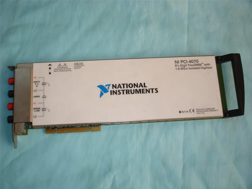 

For Used USA NI PCI-4070 Multimeter Communication Data Acquisition DAQ Card (with black plastic card)