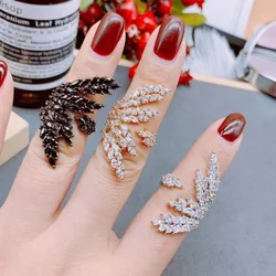 Trendy Women's Jewelry Hand Made Cubic zirconia round stone Ring White Gold-color Rings With Shining For Girl Gift J1699