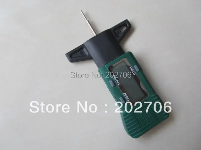 Factory outlet! 0-25mm Digital tyre veins depth gauge  thread gauge  tire veins depth vernier caliper