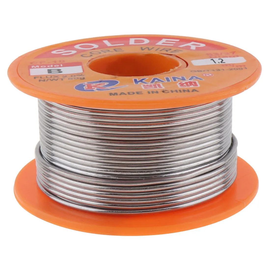 Portable 63/37 50g-100g 1.2mm-2.0mm Tin Fine Welding Wire Core Solder Wire with 2% Flux and Rosin for Electric Soldering Iron