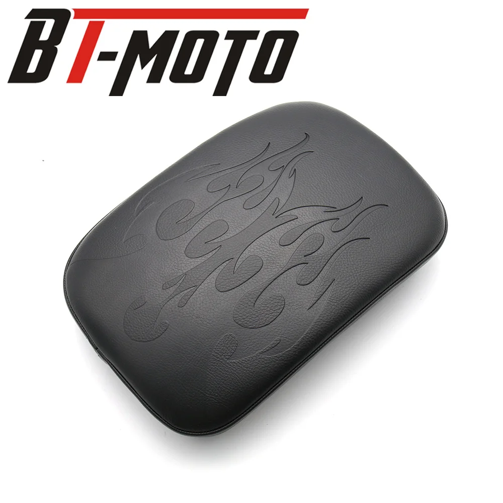 Motocicleta Pillion Traseiro Passageiro Pad Assento, 8 Ventosa, Se Encha para Bobber, Chopper, Sportster, Softail, Touring, XL, 883, 1200, Universal