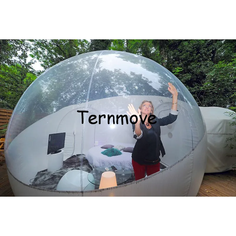 inflatable sealed air tent,Inflatable Half Clear Bubble Camping Dome Lawn Tents Inflatable Hiking Tents Bubble House Hotel