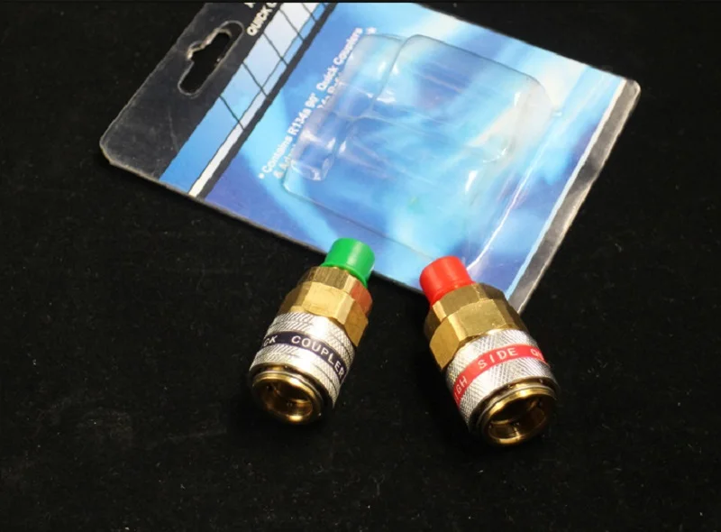 New R-134A A / C Automotive Quick Coupler Adapter Air Conditioning And Fluoride-Line Connectors High And Low Pressure Connector