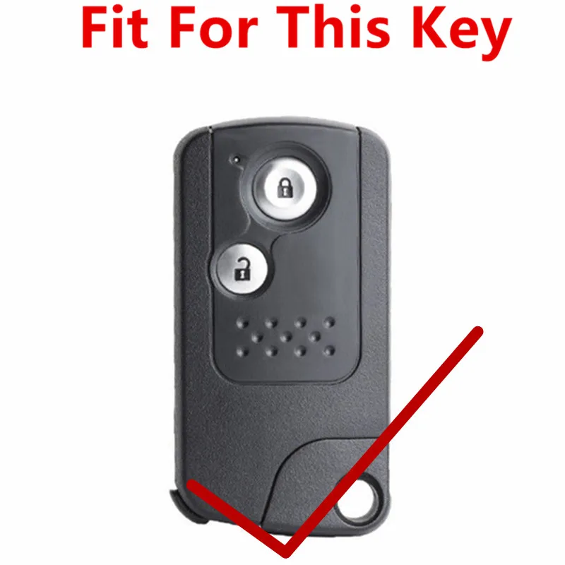 FLYBETTER 4Colors TPU 2Button Keyless Entry Smart Key Case Cover For Honda Accord/Fit/Crv/Civic Car Styling L401