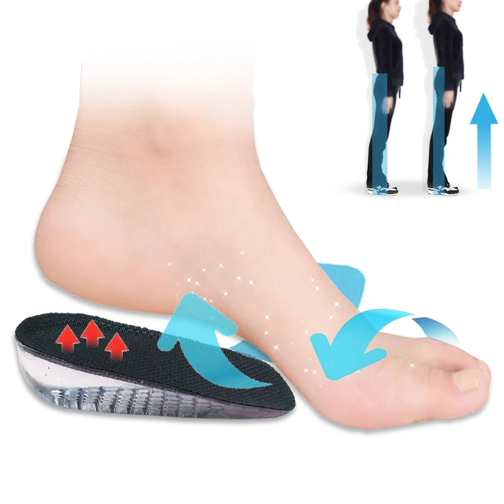 EID Silicone Gel orthopedic Thank you Back Pad Heel Cup for Calcaneal Pain Health Feet Care support 1.5/2.5/3.5cm Heel pad