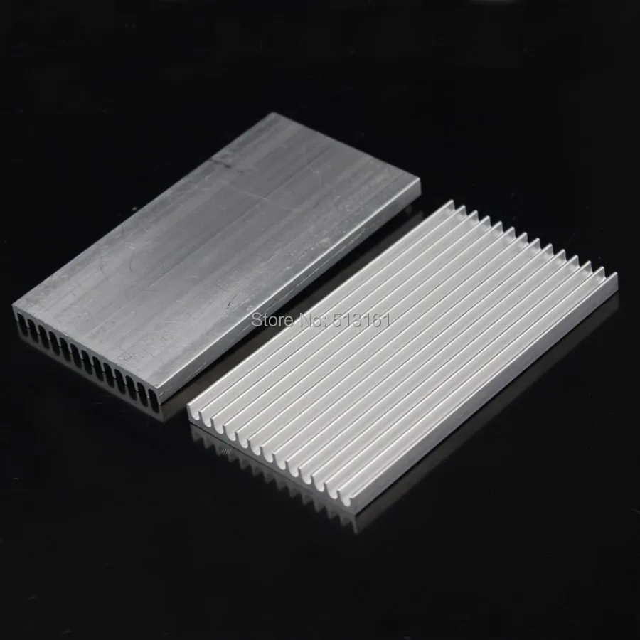 Gdstime-disipador de calor de aluminio, radiador para Chip electrónico LED, refrigeración de RAM, 100x55x6mm, 1 unidad