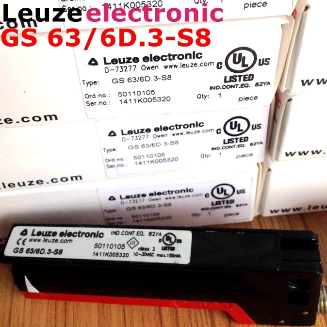 Leuze electronic GS 63B/6D.3-S8 50128008 GS 63B/6.3-S8 GS 61/6D.2 GS 61/6.2 Brand new original