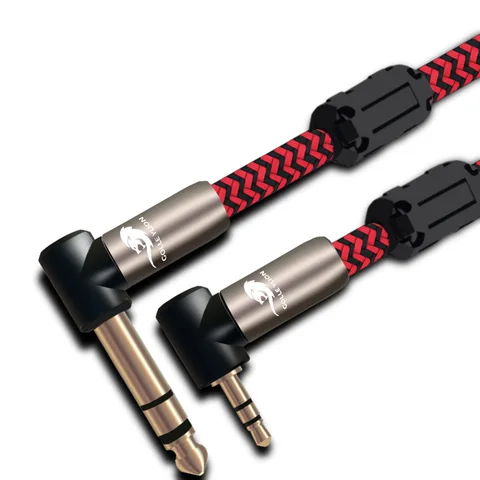 Аудиокабель OFC Mini Jack 3,5 мм к стерео 6,35 мм для ПК AMP Sound Mixer 3,5–1/4 дюйма TRS Jack Hifi AUX Кабель 1M 2M 3M 5M 8M 12M