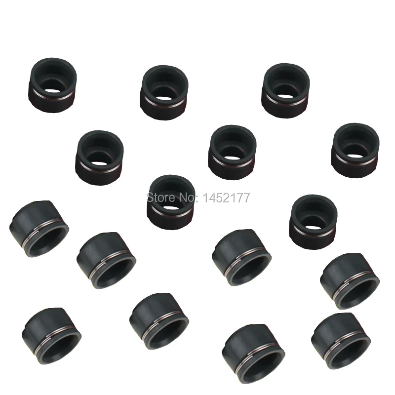 Yecnecty 16 PCS Motorcycle Valve Oil Seal Motorbike Refit Parts For Honda CB400SF NC23/27/29/31 CB400 CB-1 CBR400 CBR23/29 NC31