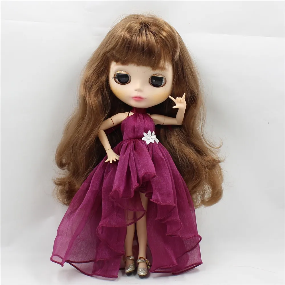 DBS Clothes for Blyth icy Doll Elegant Dress different color with flower girl gift