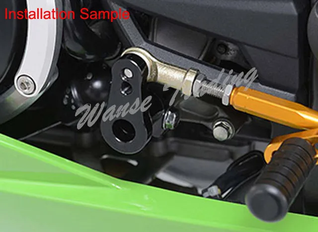 Rearsets Rear Set Foot Rests Reverse Shift For KAWASAKI Ninja 250R 300 400R 650 650R ZX6R ZX10R ZX14 ZX14R Z1000 ER4N ER6F ER6N