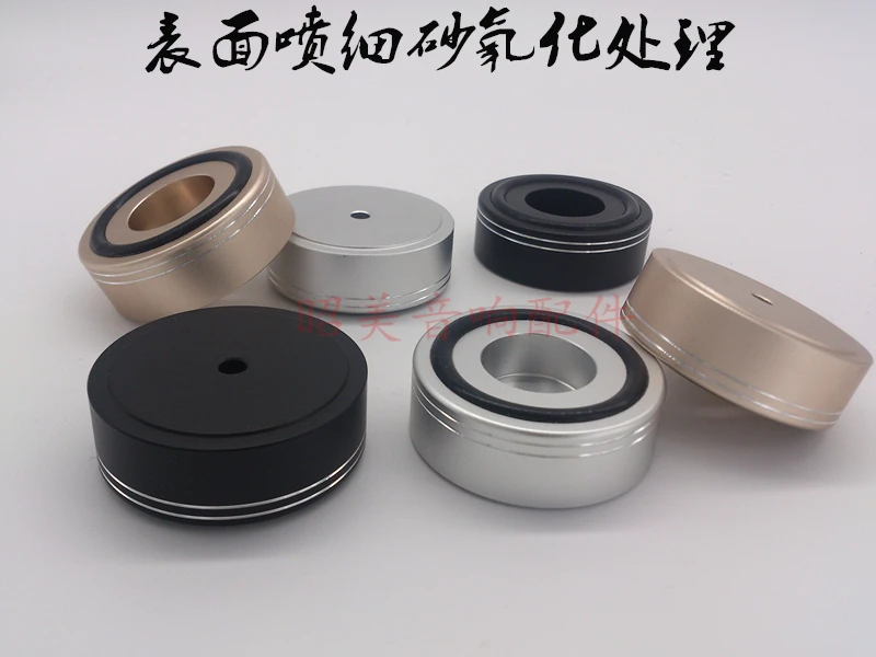 

All aluminum alloy diameter 44 high 16 audio amplifier feet Speaker foot nail tripod shock absorber cushions C 44X16MM-10PCS/LOT