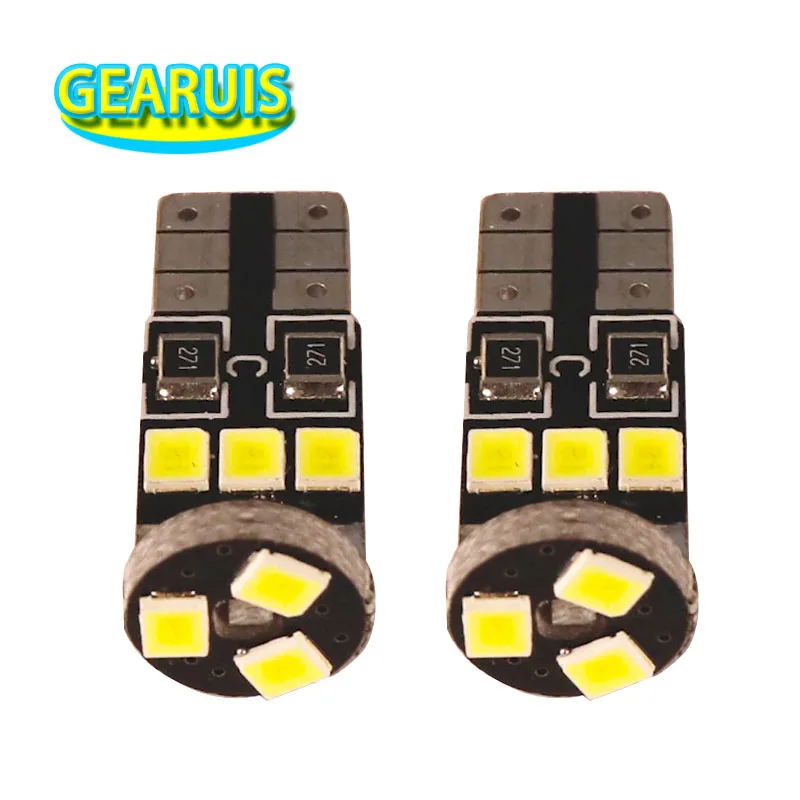 

100 Pcs T10 9 LED SMD 2835 W5W 9SMD Lampadas 100MA 501 traco carro lampadas LED Luzes interiores Car Side Wedge Cauda estacionam