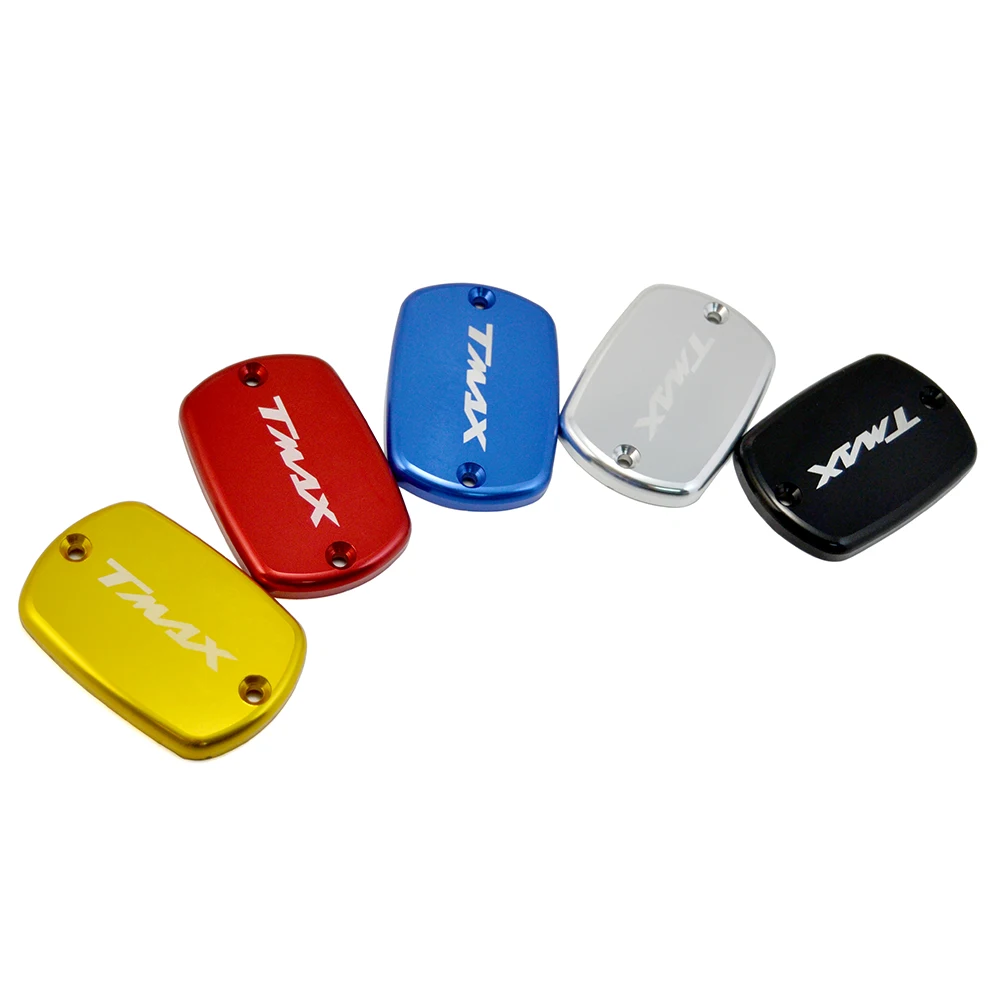BJMOTO Motorbike Brake Fluid Tank Cap T max Motorcycle Fluid Oil Reservoir Cover For YAMAHA T-Max 500 TMax 530 Aluminum