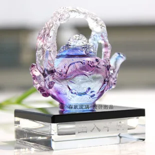 Recruitment agency very happy Spring factory direct supply of high-grade glass car perfume bottle ornaments