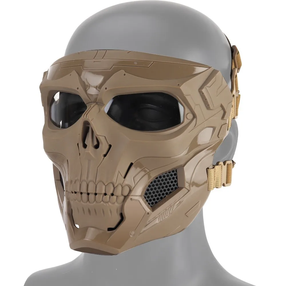 Tactical Hunting Shooting Equipment Gears Cloths Skull Messengers Unisex Full Protective Mask Helmet Head-wear Accessories