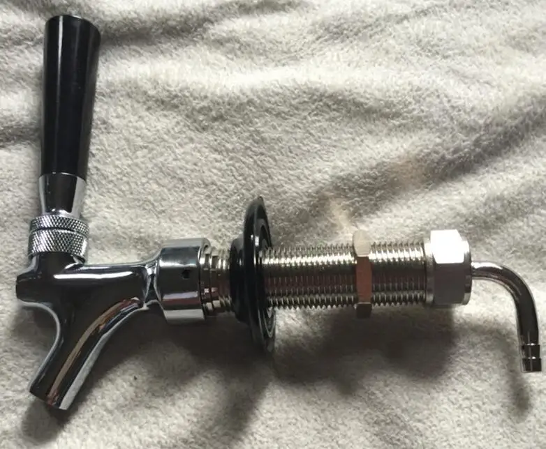 Beer barrel not adjustable beer faucet kegerator tap homebrew, Thread length 80mm and total length 92.5mm beer equipment