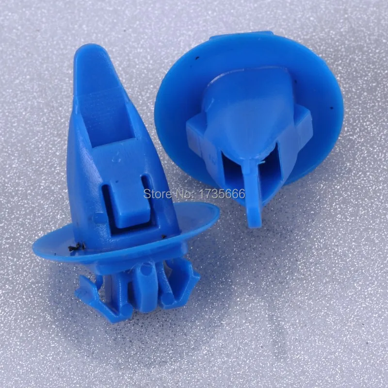 500 Fender Wheel Flare Moulding Clip Blue Nylon Retainer 90904-67036 For Toyota Highlander Tacoma Tundra