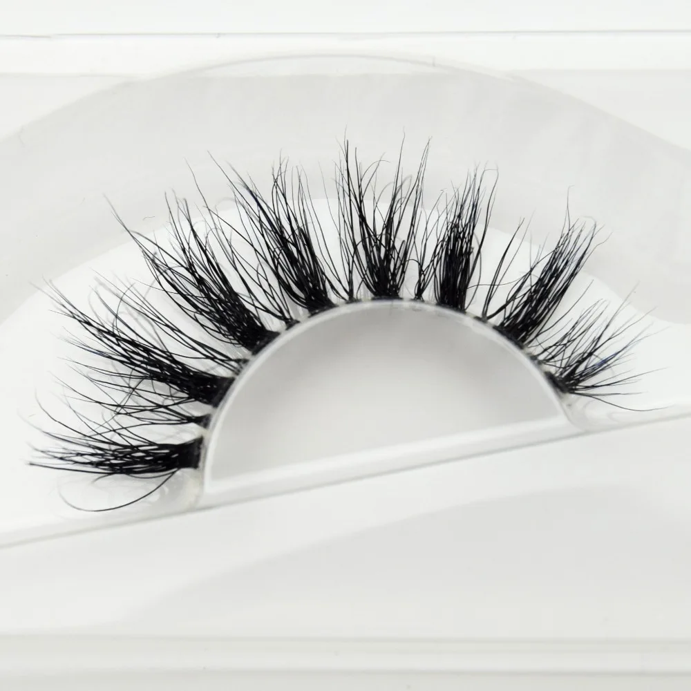 Visofree Mink Lashes 3D Mink Eyelashes Invisible Band Natural Black Mink False Eyelash Full Strip cilios posticos Reusable F42