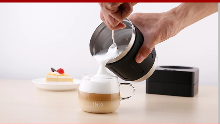 Mélangeur de lait électrique automatique, petit appareil ménager pour faire mousser le café et le lait