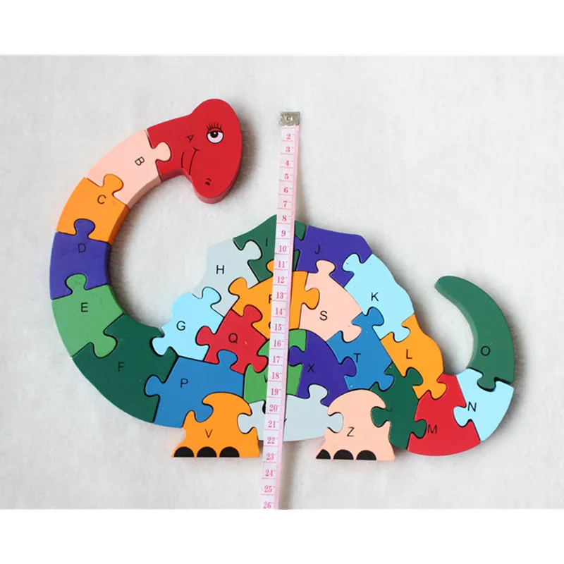 New Educational Toys Kids Dinosaur Wooden Toys Wood Kids 3d Puzzle Kids Jigsaw Puzzles Brinquedo