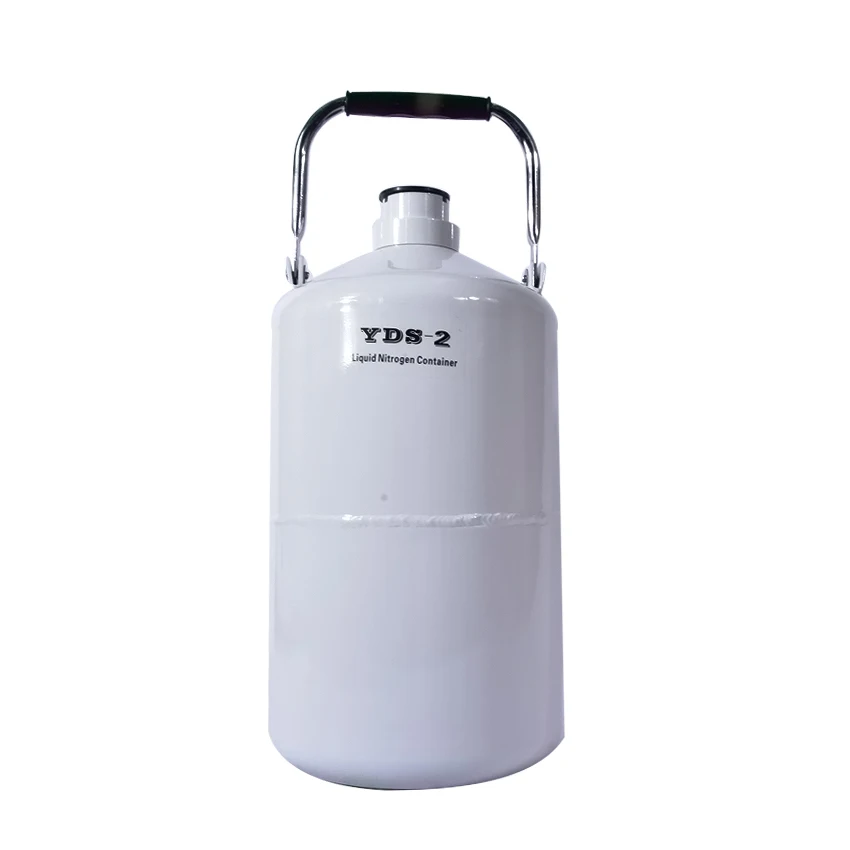 2L YDS-2 Aluminum Alloy Liquid Nitrogen Containers Liquid Nitrogen Container Dewar nitrogenio liquid