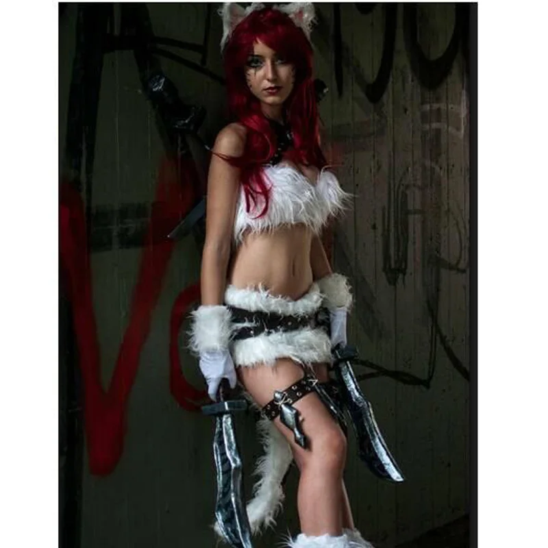 

Game Anime LOL Katarina Du Couteau Party Fashion Uniform Cosplay Costume Any Size