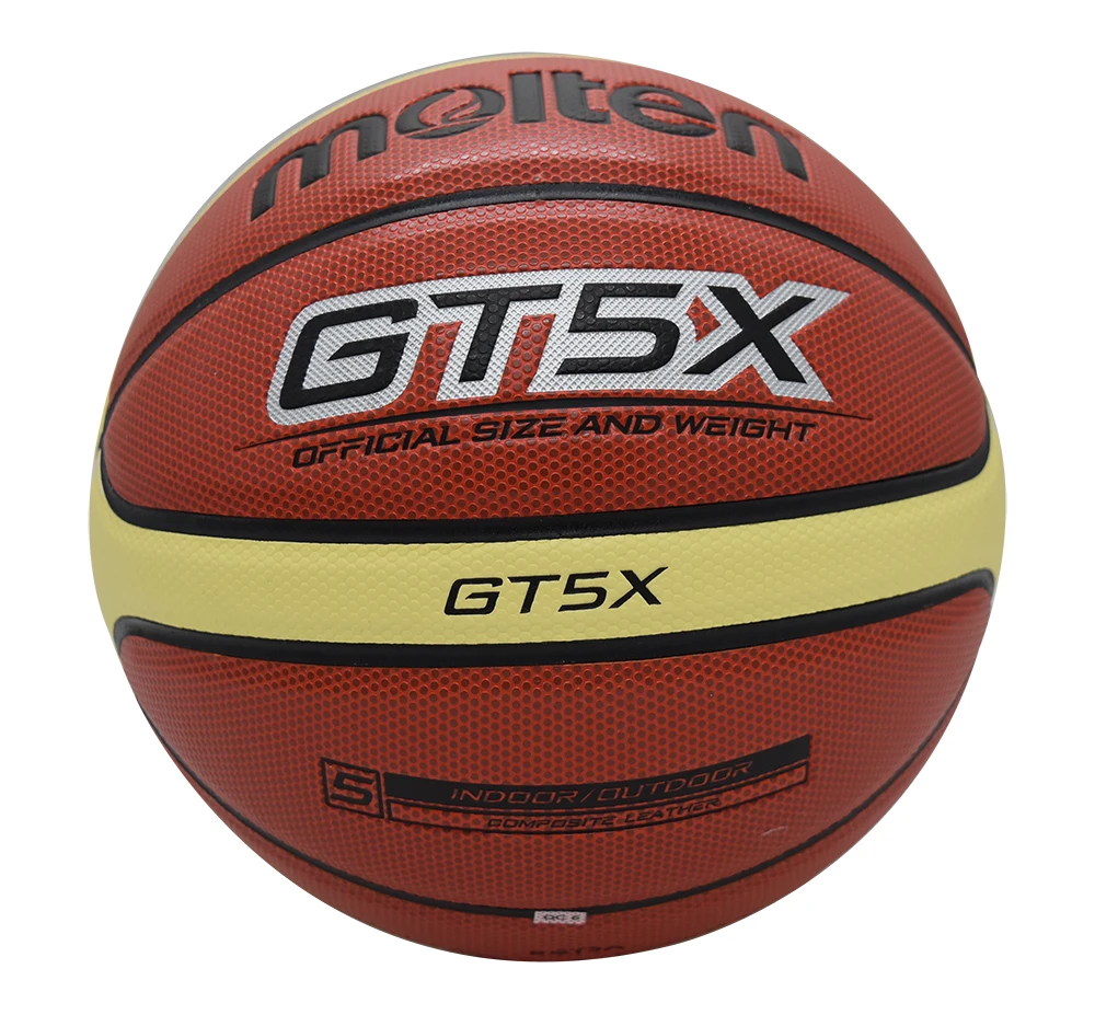 original molten basketball ball GT5X BGT5X 2017 NEW High Quality Genuine Molten PU Material Official Size 5 indoor Basketball