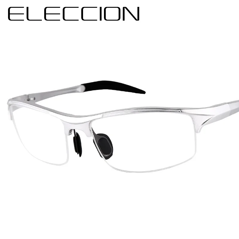 ELECCION Brand Prescription Men Glasses Frame Aluminium Magnesium Alloy Frame Spectacle Eyeglasses Myopia Glasses sports goggles