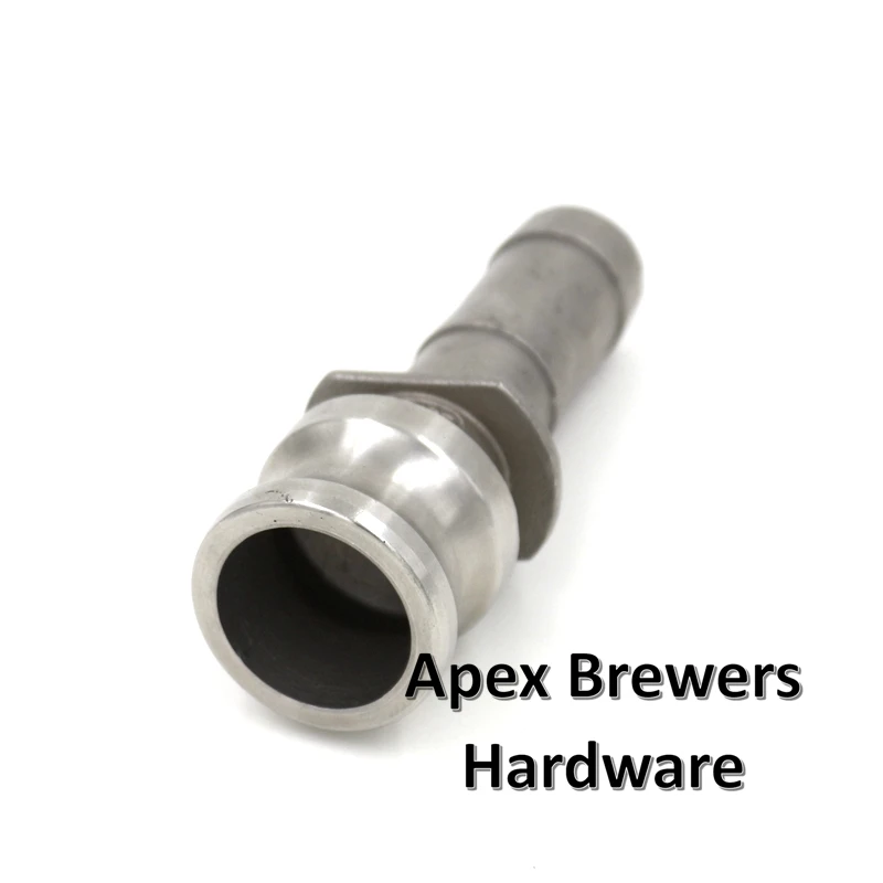 Camlock QD-3/4 Type E, Rvs 316, Homebrew Fitting, 3/4 "Slangtule, Brewers Hardware