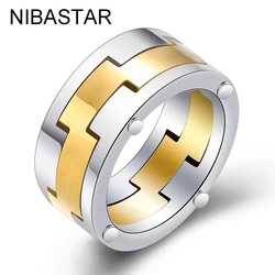 Fashion 316L Stainless Steel Ring Top Quality Titanium Ring Wholesale Jewelry Supplier Free Shipping Size 8#9#10#