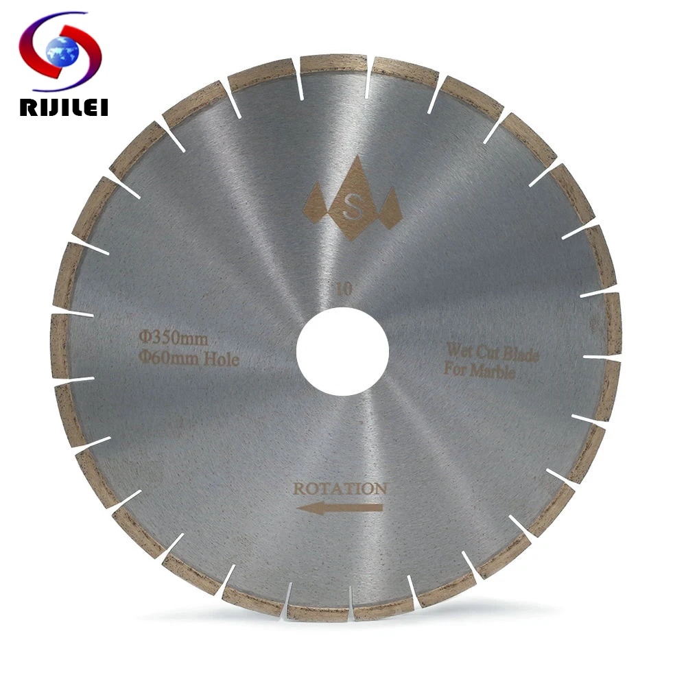 RIJILEI 350MM Silent marble diamond saw blades Professional marble stone cutter blade Sharp cutting circular Cutting Tools SH350