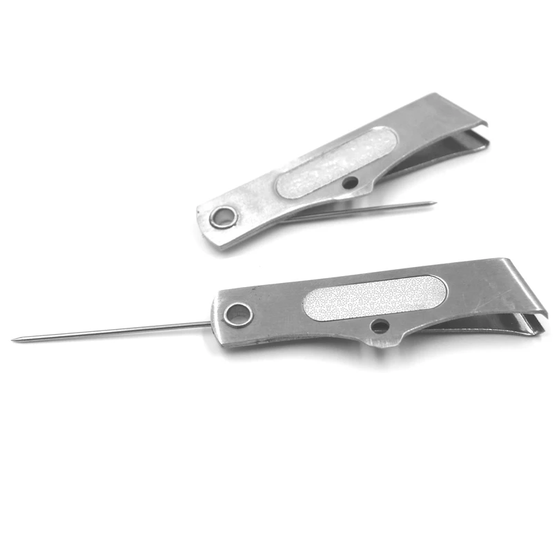 MNFT 1PCS 3 In 1 Stainless Steel Fishing Line Cutter Fly Fishing Scissors Clipper Hook Eye Cleaner Hooks Sharpener Tackle Tool