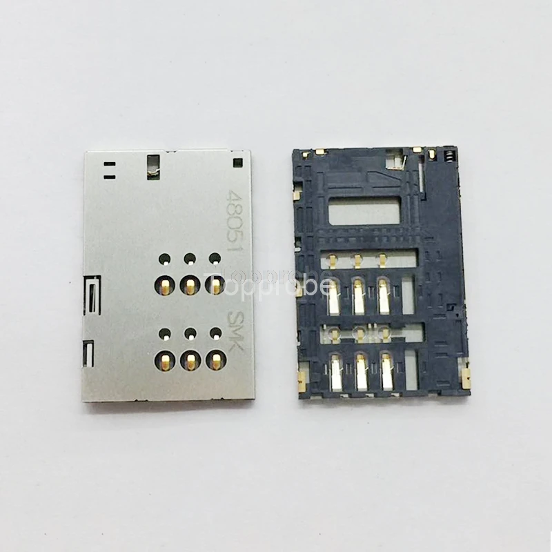 

100% Genuine Sim Card tray For Huawei Ascend T9200 U9200E Sim Card slot For Huawei P1 xl t9200 X2-02 card reader connector Parts