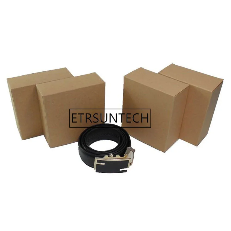 

300pcs Blank Folding Belt Gift Box Universal Kraft Paper Men Male Buckle Belt Waist Strap Packaging Box