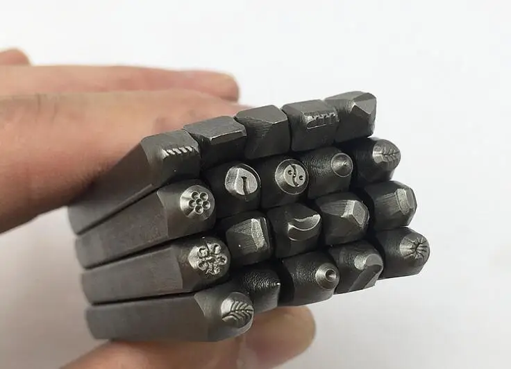 New Arrival 20PCS Design Jewelry Stamp Steel Punch Tool for Beading & Jewellery Making Metal Design Stamps Mixed Set