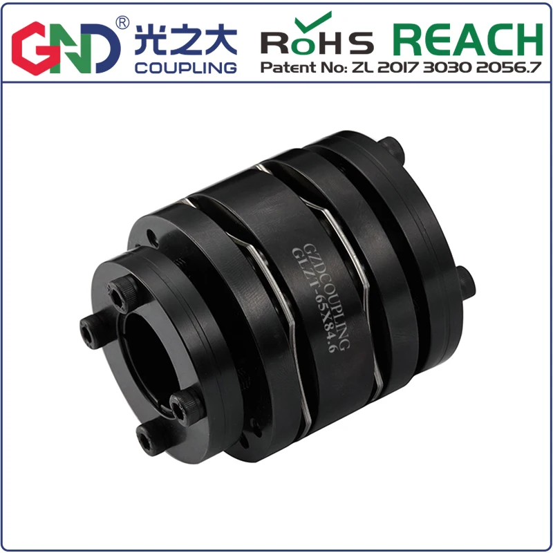 

GLZT 8 Screw High Rigidity Double Diaphragm Expansion Sleeve Stainless Steel Material Shaft Coupling