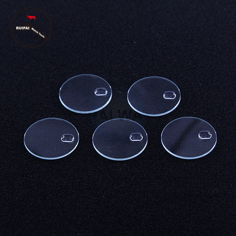 Wholesale 2pcs/lot Flat Mineral Watch Glass,18mm~33mm Watch Glass With Date Lens for watch glass replacement