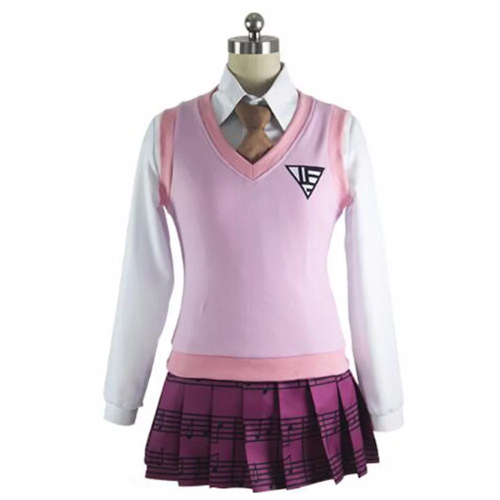 

2025 Game New Danganronpa V3 Akamatsu kaede Cosplay Costume Japanese Anime Uniform Suit Clothes