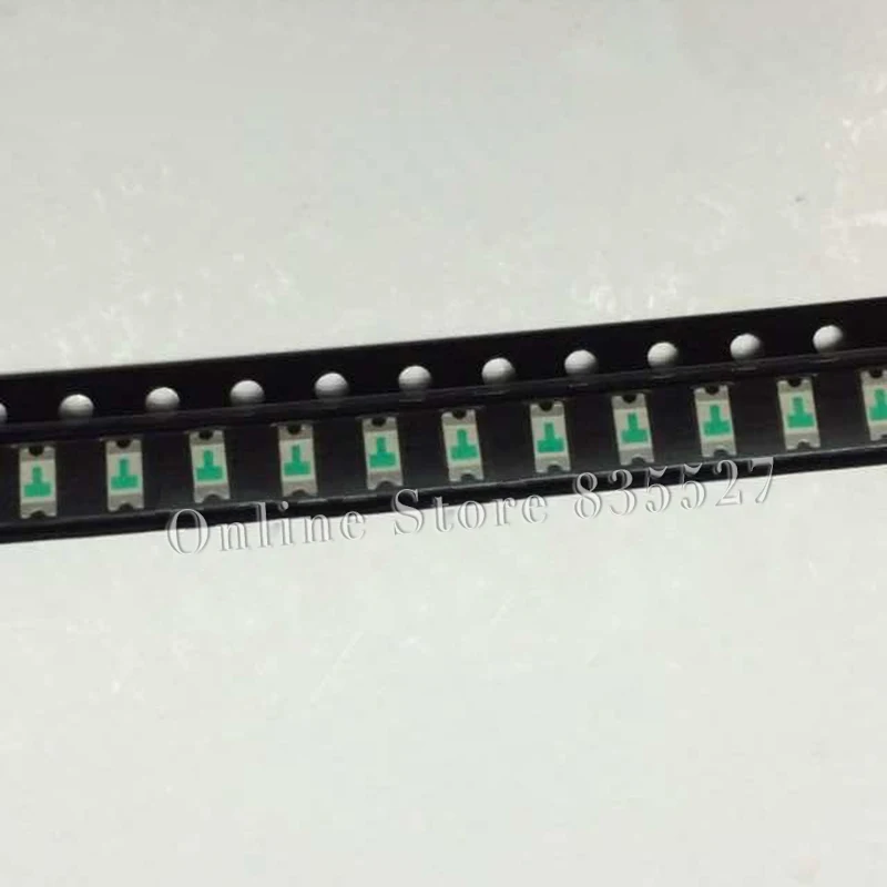 

1000pcs/lot lamp beads 1206 reverse side stick SMD Light facing down yellow green / emerald green light-emitting diode LED