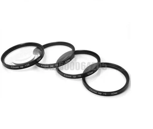 43mm 1set Macro Close-Up +1 +2 +4 +10 Close Up Filter Kit  For 43MM Filter Lens  DSLR Camera