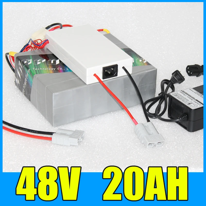 48v 20ah lithium battery Pack , 54.6V 1000W electric bike electric scooter battery , Free BMS Charger Shipping